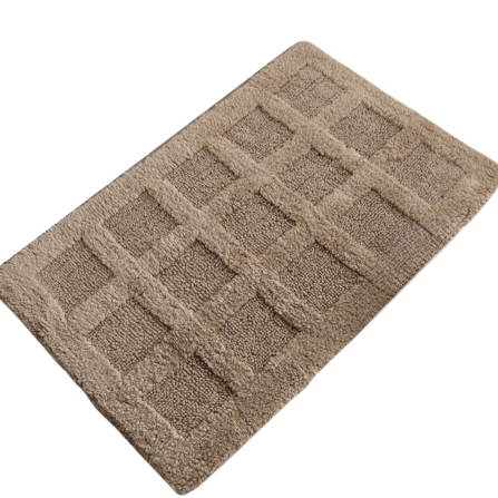 พรม MJHOMEDESIGNS DOORMAT CARPET 04 ขนาด 40*60 CM น้ำตาลอ่อน_0